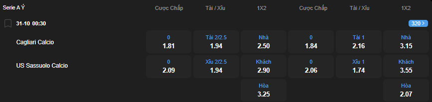 Tỷ lệ kèo Cagliari vs Sassuolo nhan-dinh-soi-keo-cagliari-vs-sassuolo-luc-00h30-ngay-31-10-2025-2
